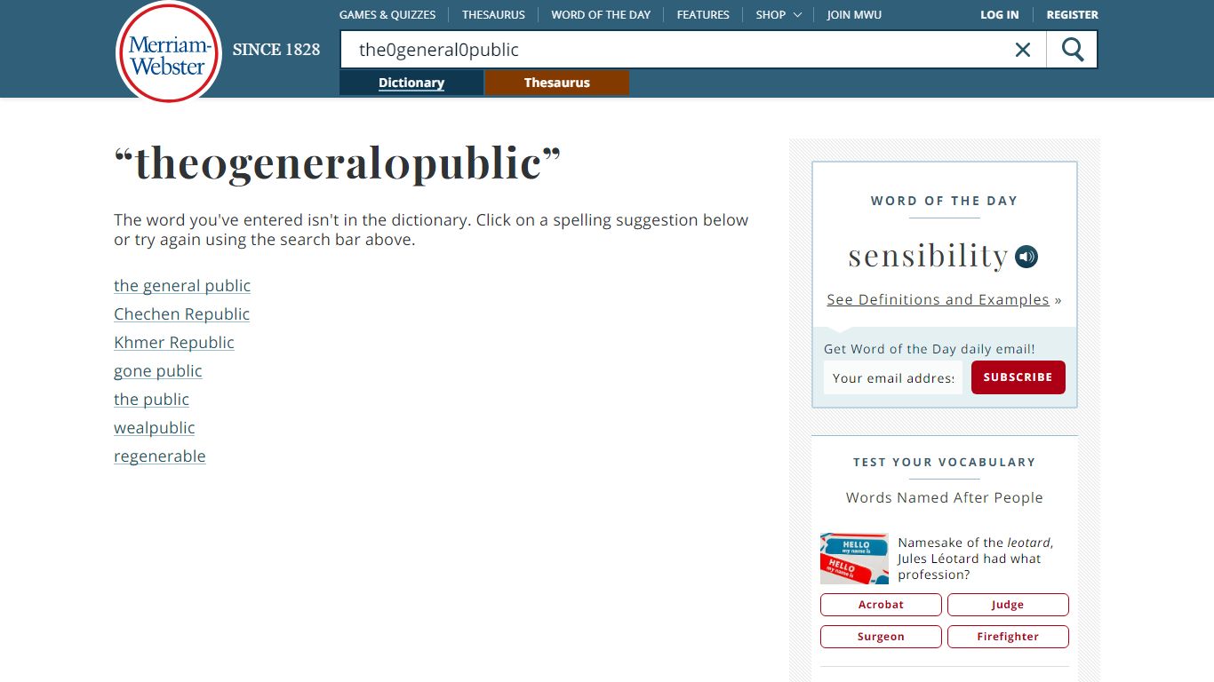 The general public Definition & Meaning - Merriam-Webster